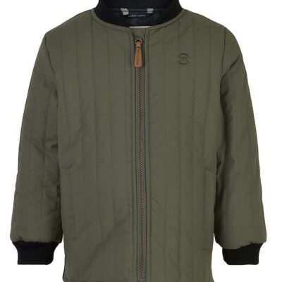 Mikk-Line Termojakke - Duvet - Coated - Dusty Olive