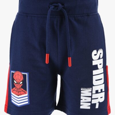 Marvel Spider-Man Sweatshorts, Navy, 116-122