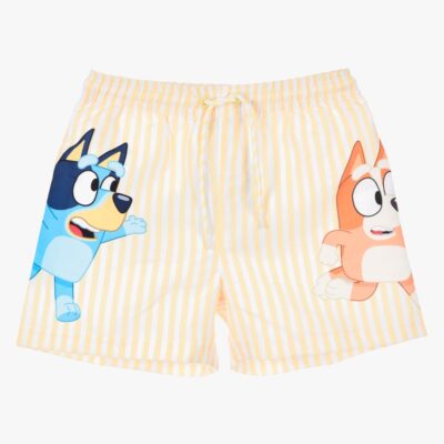 Bluey Badeshorts, Gul, 98-104