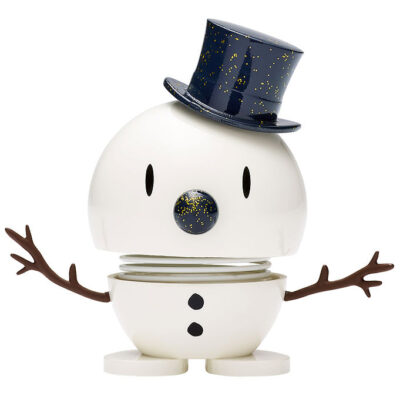 Hoptimist Small Snowman - White/Blue