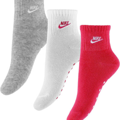 Nike Strømper - 3-pak - Rush Pink/Hvid/Gråmeleret