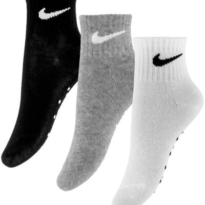 Nike Strømper - 3-pak - Sort/Hvid/Gråmeleret