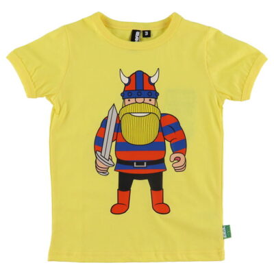 Danefæ T-Shirt - Danerainbow - Bright Yellow Erik Din Ven