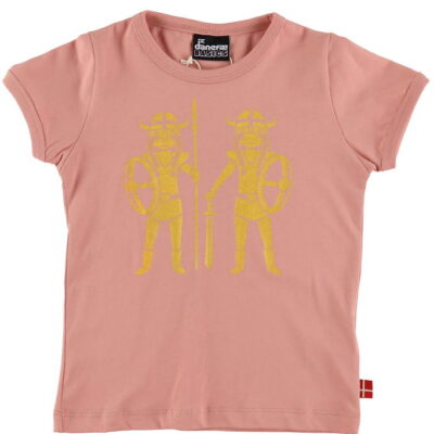 Danefæ T-Shirt - Danebasic - Soft Rose Double Trouble