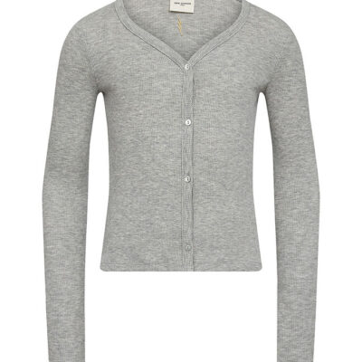 Sofie Schnoor Cardigan - Rib - Grey Melange