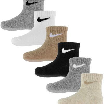 Nike Strømper - 6-pak - Grå/Sort/Hvid/Sand