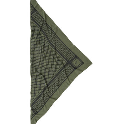 LaLa Berlin Tørklæde - 162x85 - Triangle Trinity - Moss/Asphalt