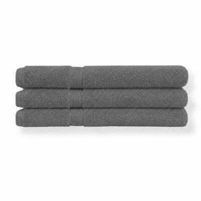 Økologisk håndklæde - 100% GOTS-certificeret bomuld - Badelagen 100x150 cm - Grå