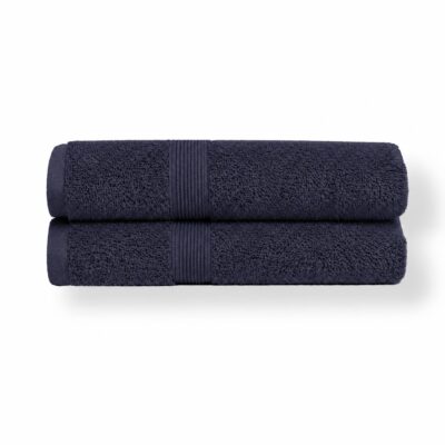 Økologisk håndklæde - 100% GOTS-certificeret bomuld - 50x100 cm - Navy