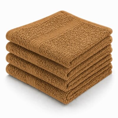 Bomulds vaskeklude - 100% bomuld - Vaskeklude 30x30 cm - 4-pak - Magnolia - Karry