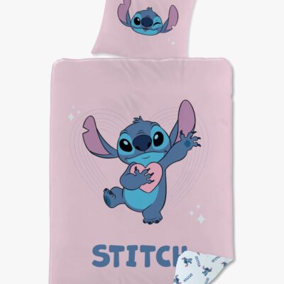 Disney Stitch Sengesæt 140x200, Pink