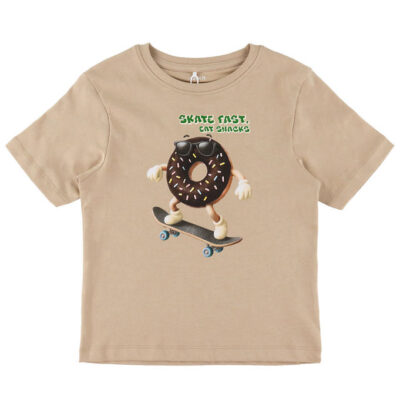 Name It T-shirt - NmmVoto - Sesame m. Print