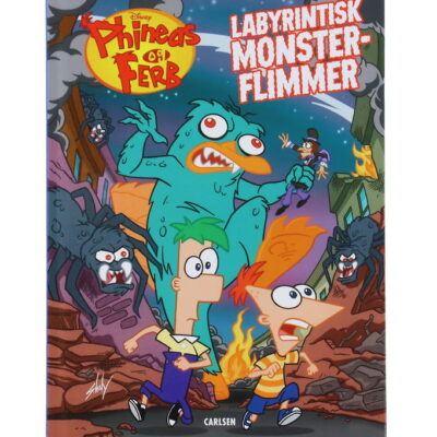 Forlaget Carlsen Bog - Phineas Og Ferb: Labyrintisk Monsterflim