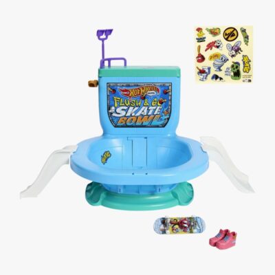 Hot Wheels Flush & Go Fingerskateboard inkl. Skatebowl