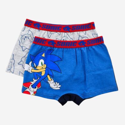 Sonic Boxer Underbukser 2-pak, Multifarvet, 116