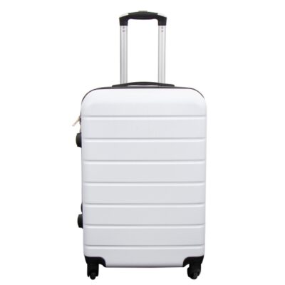 Kuffert - Hardcase kuffert - Str. Medium - Hvid - Praktisk rejsekuffert