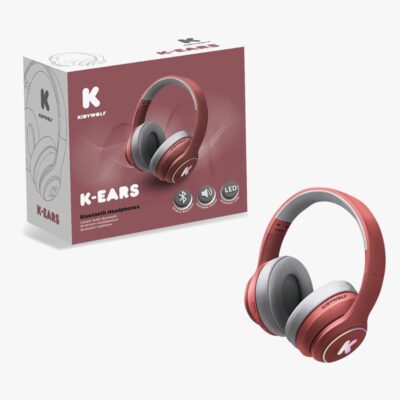 Kidywolf K-EARS Headsets Bluetooth, Rød