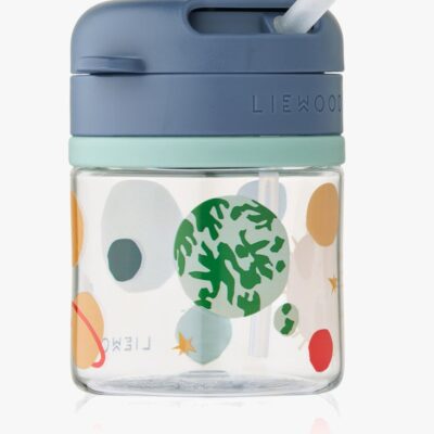 LIEWOOD Pavia Tritan Sugerørskop 280 ml, Universe/Classic navy