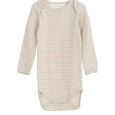 Baby Stribet Body - OATSTRIPE - 74