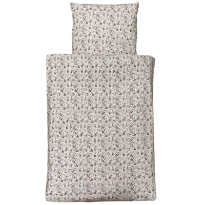 NM Baby Sengelinned - Dess. 1101 m/ Rosa Farvede Blomster