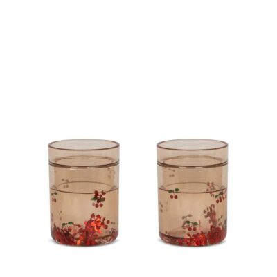 Konges Sløjd Glitter Kopper - 2-pak - Cherry