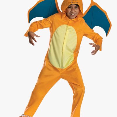 Pokémon Kostume med Hætte Charizard, 10-12 år