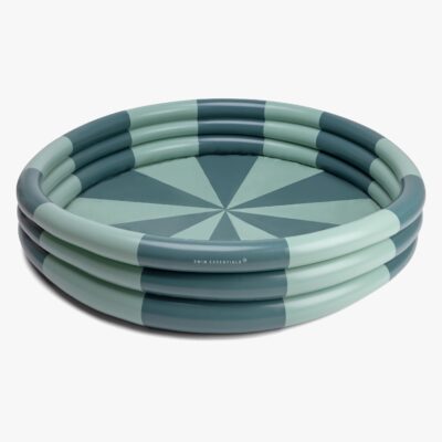 Swim Essentials Badebassin 150 cm, Green Striped, Badebassin til børn