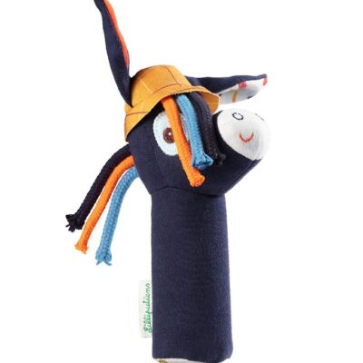 Lilliputiens Bamse m. Lyd - 17 cm - Ignace - Navy