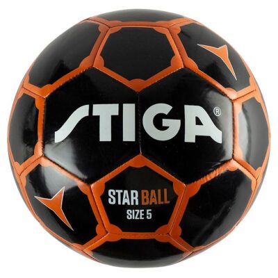 Stiga Fodbold - Star - Str. 5 - Sort/Orange