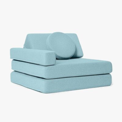 Shappy Play Bygbar Lænestol 80x80 cm, Sky Blue, Børnemøbler, Indretning børneværelse, Børnelænestol