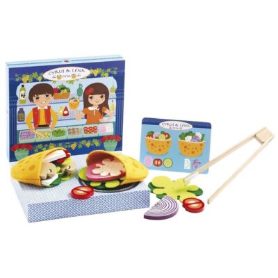 Djeco Pita Menu - Cyrus & Lena - Make Pitas With a Menu