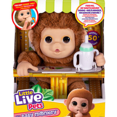 Little Live Pets Interaktiv Bamser - My Baby Monkey - Mango