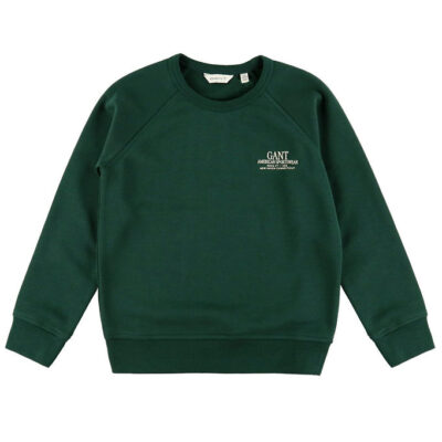 GANT Sweatshirt - Graphic - Tartan Green
