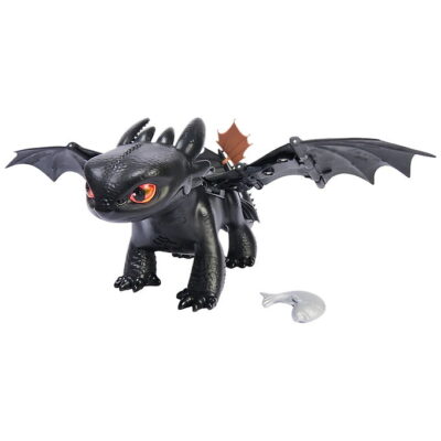 Dragons Drage - 30 cm - Tame & Train Interactive Toothless