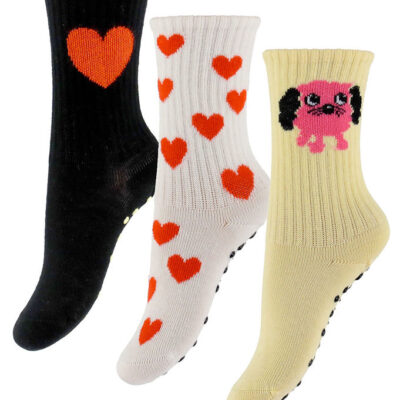 Mini Rodini Strømper - 3-pak - Doggie - Multi