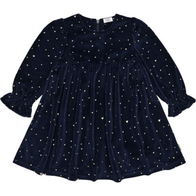 Hust and Claire Kjole - Velour - HCDonna - More Navy m. Guld