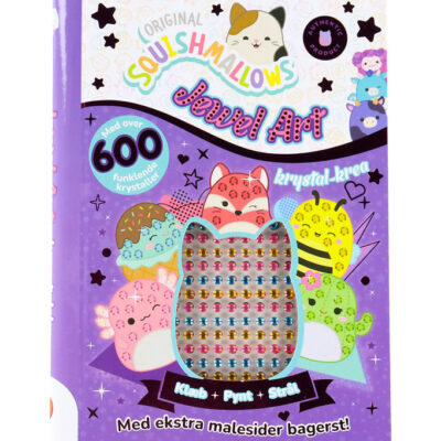 Forlaget Bolden Aktivitetsbog - Squishmallows Jewel Art - DA
