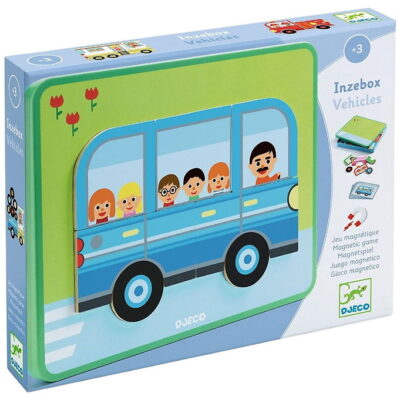 Djeco Magnetlegetøj - Inzebox Vehicles