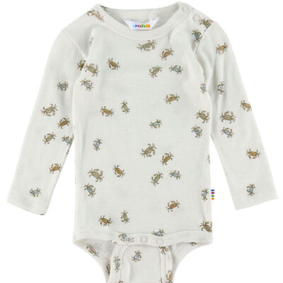 Joha Body l/æ - Uld/Silke - Off White m. Krabber