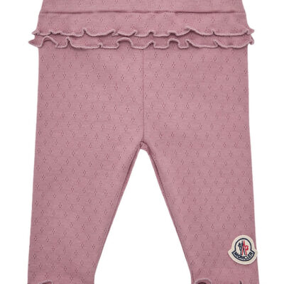 Moncler Leggings - Rosa m. Hulmønster