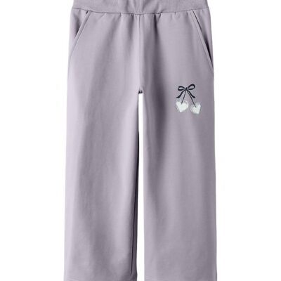 Name It Sweatpants - Wide - NmfBasalt - Lavender Gray