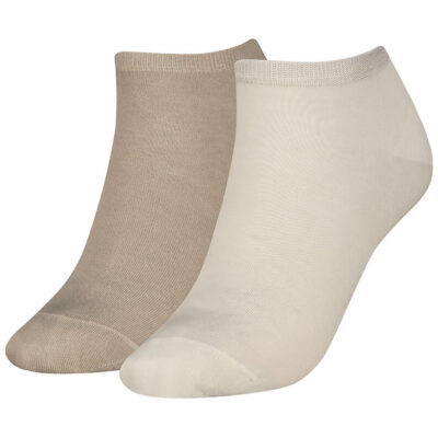 Tommy Hilfiger Ankelstrømper - 2-pak - Sand