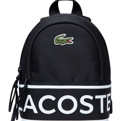 Lacoste Børnehavetaske - Sort m. Hvid