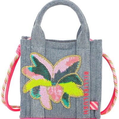 Billieblush Skuldertaske - 15 cm - Stone m. Pailletter