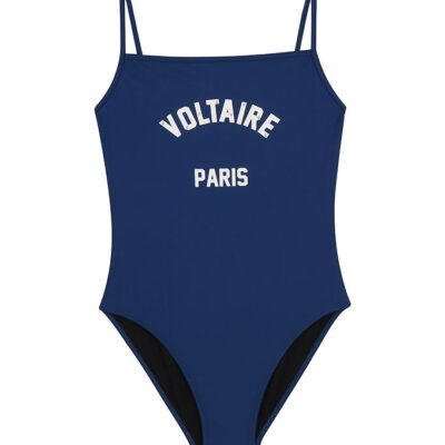 Zadig & Voltaire Badedragt - Alanis - Medieval Blue m. Hvid
