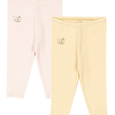 Fanga Fontana Leggings - Bello - 2-pak - Banana Crepe/creole Pin
