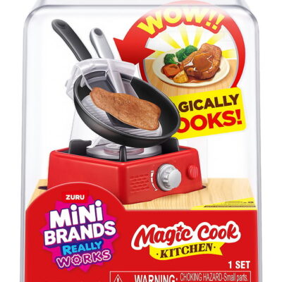Mini Brands Legetøj - Magic Cook Kitchen - Pande m. Kogeplade