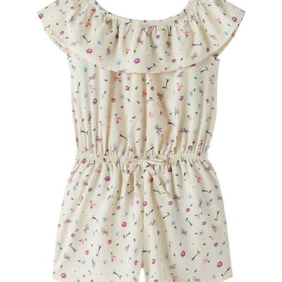 Name It Sommerdragt - NmfVinaya - Almond Milk/Cute Flowers