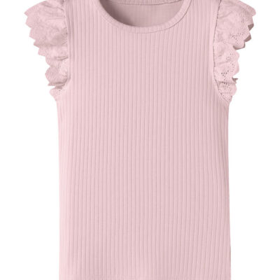 Name It T-shirt - Rib - NmfHavelle - Cradle Pink