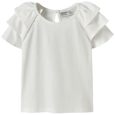Name It T-shirt - Bomuld/Modal - NmfHuda - Bright White